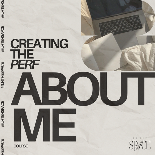 Creating The Perf About Me Course